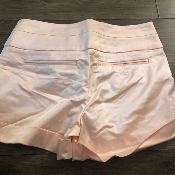 BEBE blush pink satin shorts size 4 - Picture 4 of 5